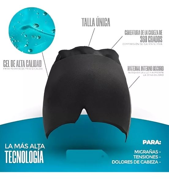 Gorro De Gel Para Aliviar Migrana